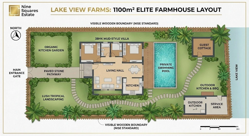 3BHK Villa Technical Layout